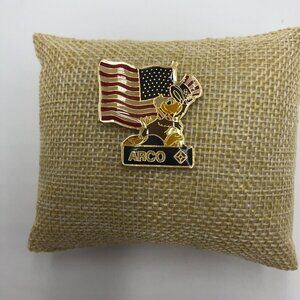 Vintage 1980 ARCO Los Angeles Olympic Games of 1984 Sponsorship Enamel Pin